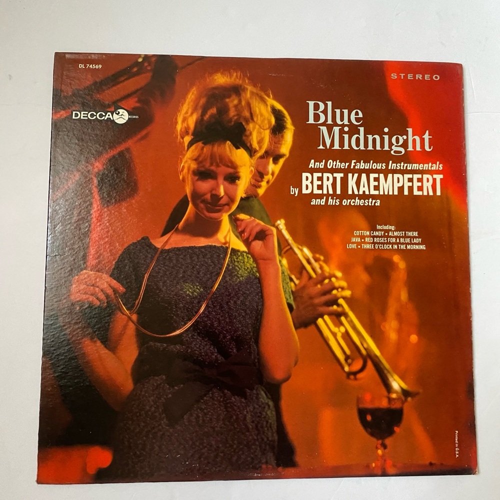 Bert Kaempfer Blue Midnight Vintage Vinyl Record